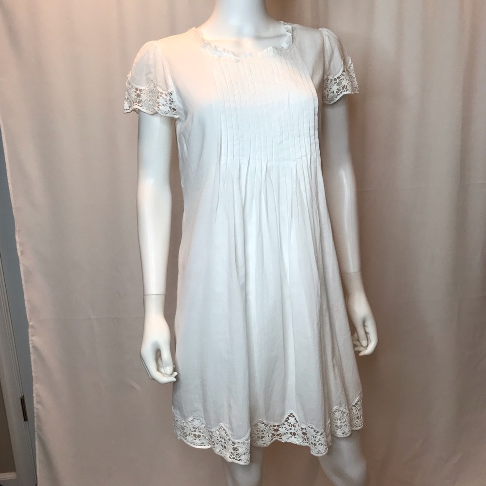 Oasis white smock dress